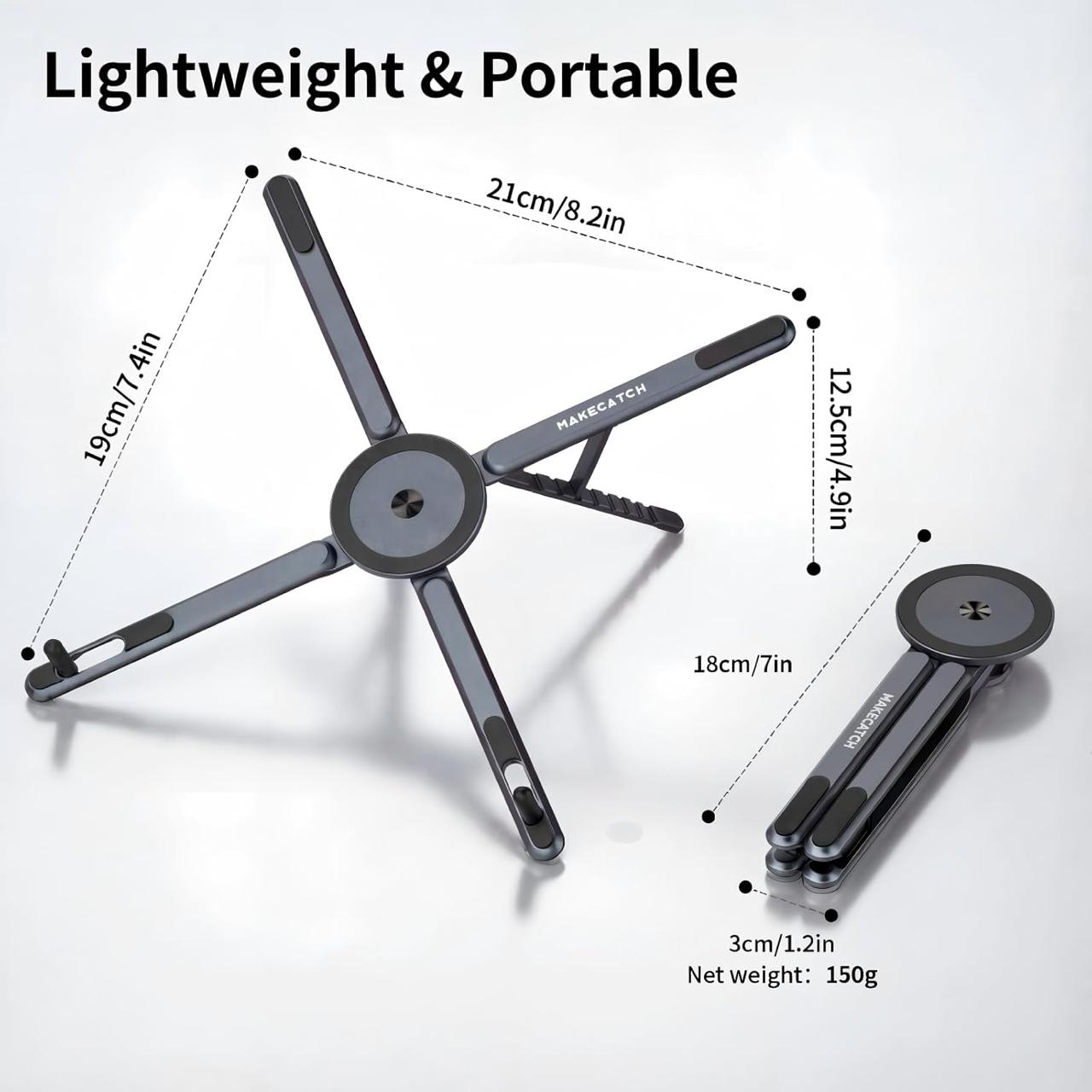 Magnetic Laptop Stand | Alloy Laptop Stand