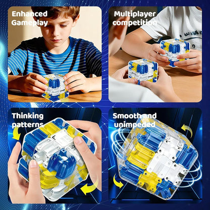 Ball Rolling Cube | 3D Rolling Ball Maze Cube Puzzle